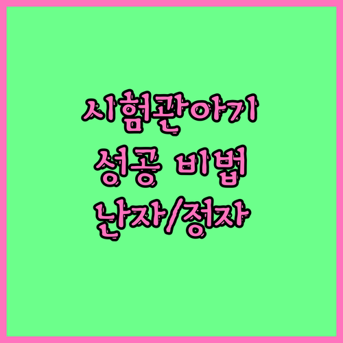 시험관아기 시술 과정별 성공 비법 난자 질, 정자 건강, 자궁 내막