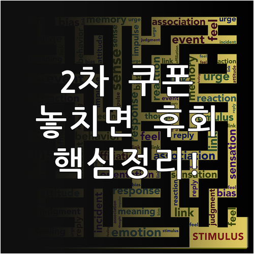 민생회복 소비쿠폰 2차, 사용처 및 중복 수혜 주의사항