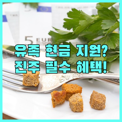 2025 진주시 국가유공자 유족 상시 신청 현금 지원 혜택