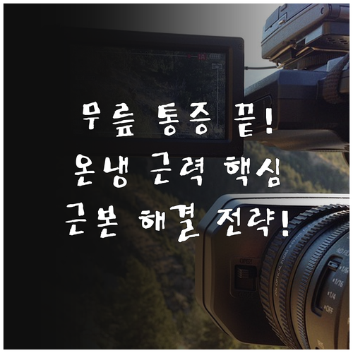 무릎 통증의 근본 해결 온열 냉각 근력 운동 및 영양 전략