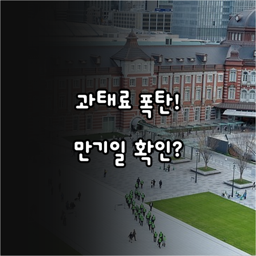 당신의 자동차 보험 만기일은 언제 과태료 막는 핵심 확인 절차