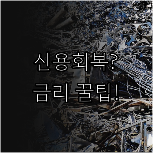 카드 발급 대출 금리 혜택 빨라지는 신용회복 직접 연계 효과
