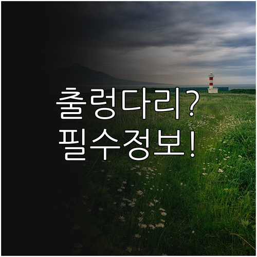 갑천호수공원 전망대 출렁다리 이용 시간, 생태센터 운영 정보 총정리