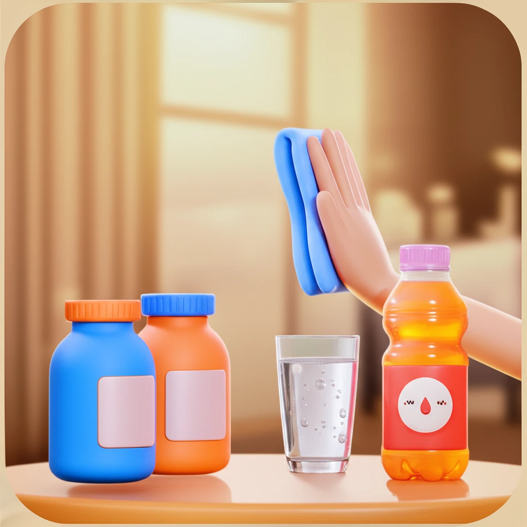 해열제 관리 이미지