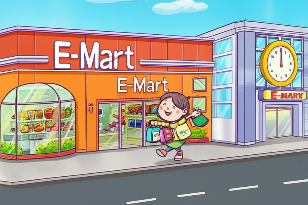 이마트 마산점 매장 전경 및 안내