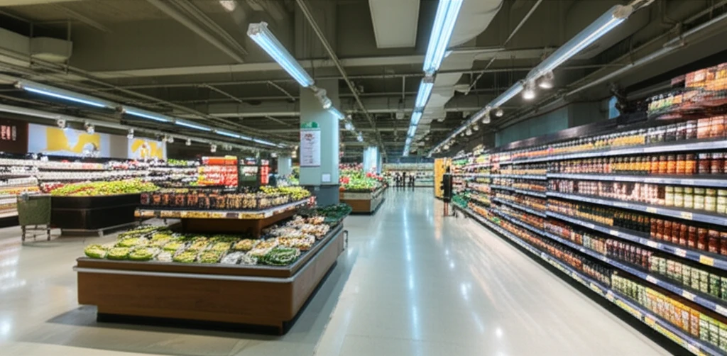 홈플러스 병점점 매장 내부 전경